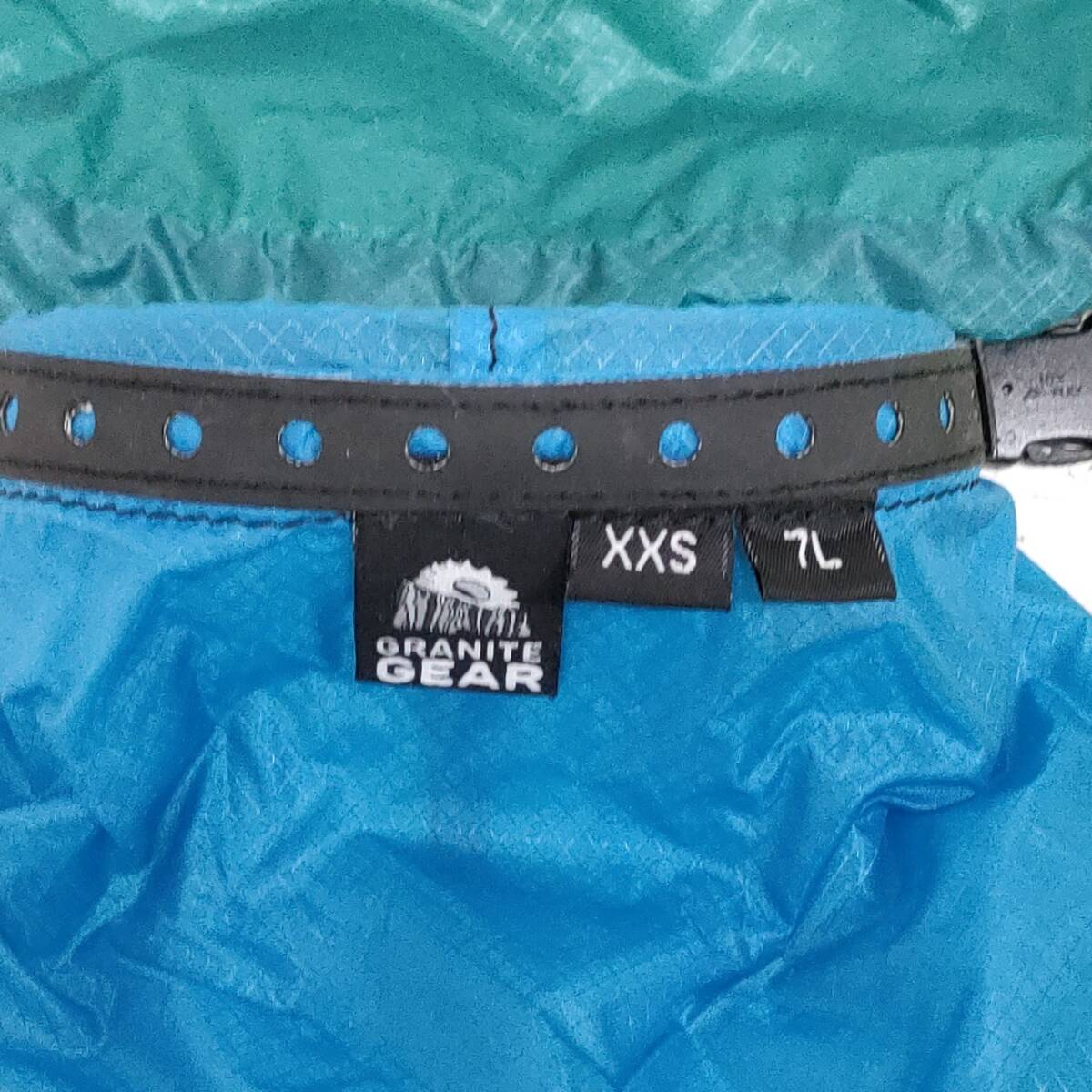 GRANITE GEAR グラナイトギア シルコンプレッサー サイズM 18L eVent シルドライサック XXS 7L サコッシュ 3点まとめ 登山 袋 サックの画像8