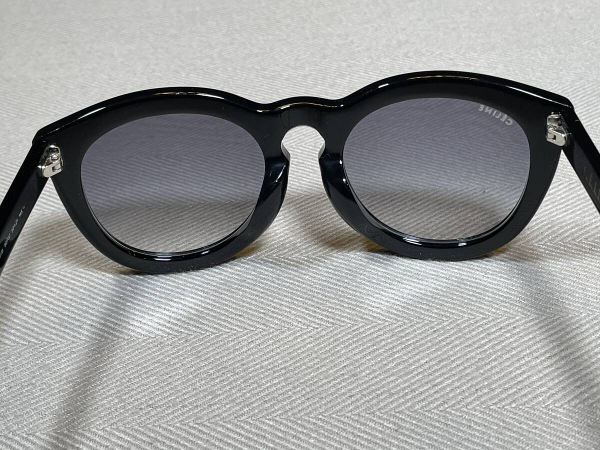 中古 CELINE サングラス CL 41014/F/S セリーヌ フィービー 黒 ブラック グレー_画像3