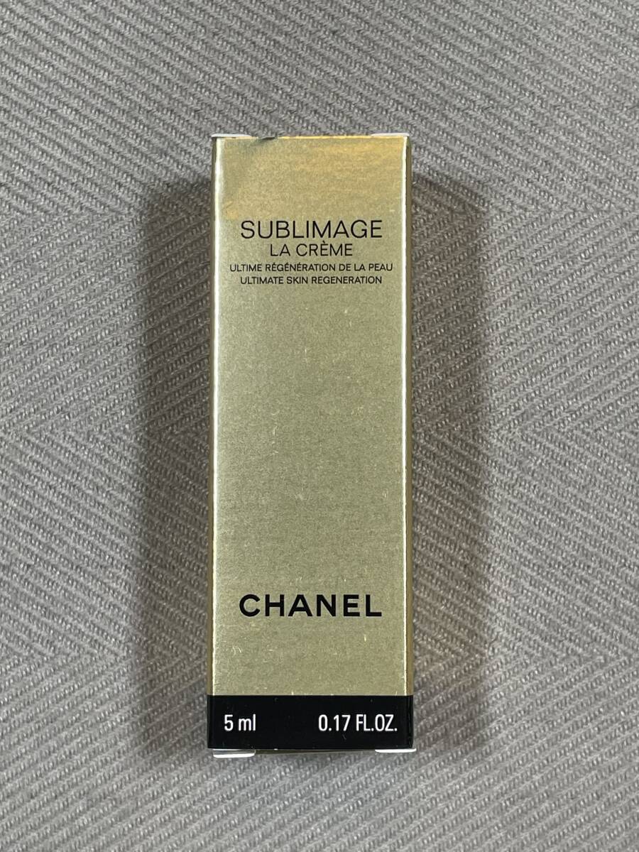 新品 未使用 サンプル シャネル サブリマージュ ラ クレーム 5ml CHANEL 試供品 エモリエント クリーム_画像1