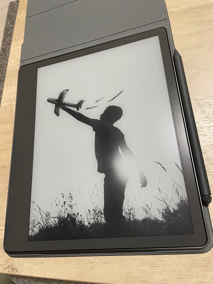 Kindle Scribe 32GB プレミアムペン付き 純正レザーカバー付き スリーブ付き