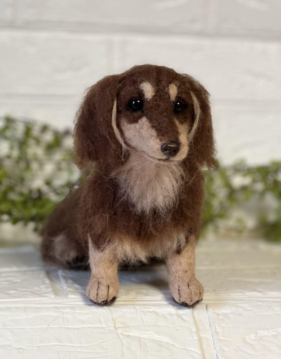 ☆羊毛フェルト ハンドメイド セントバーナード 大型犬 樽付き ☆羊毛フェルト ハンドメイド セントバーナード 大型犬 樽付き