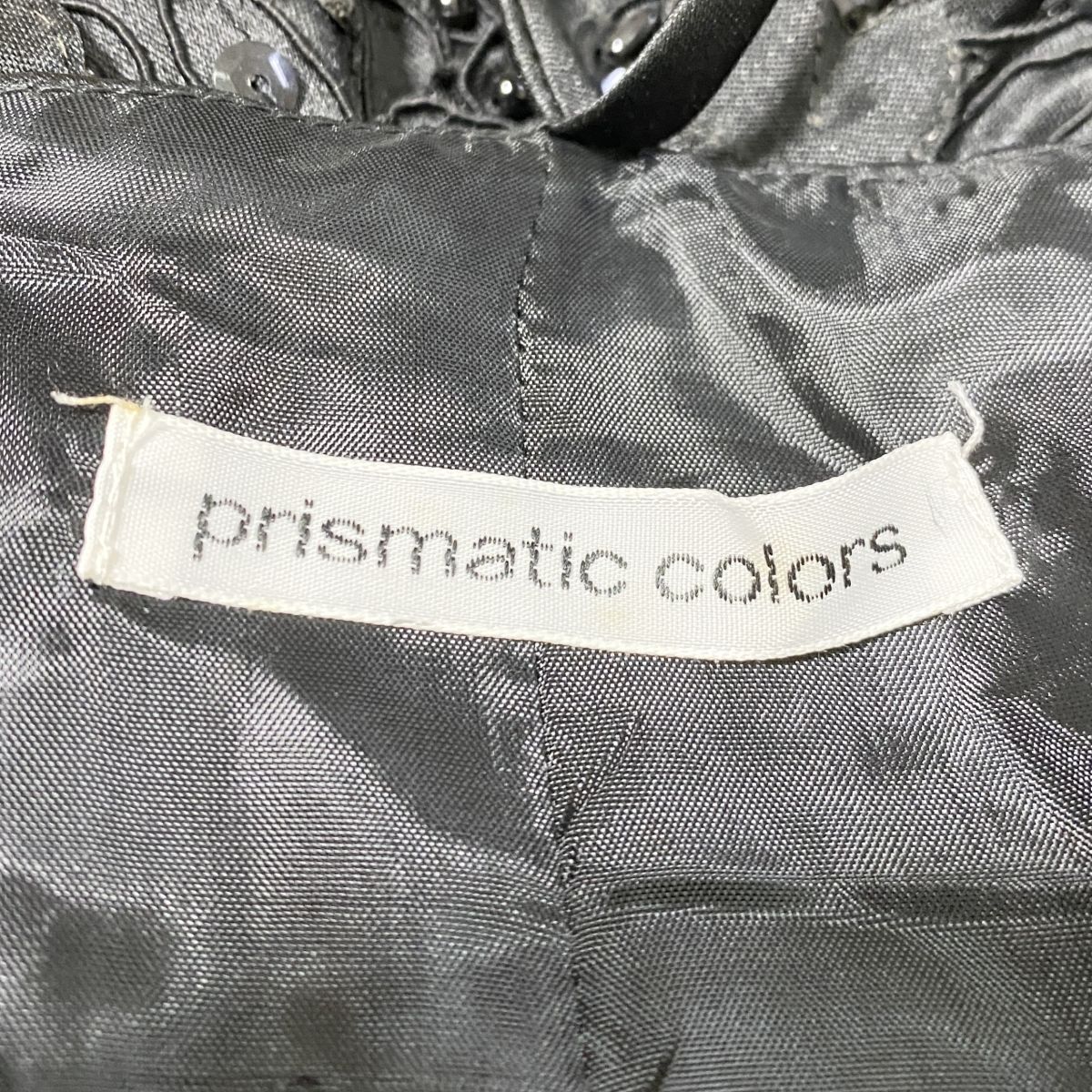 1円 ドレス prismatic colors ホルターネックドレス S 黒 カラードレス キャバドレ 発表会 イベント　中古１９９３_画像10