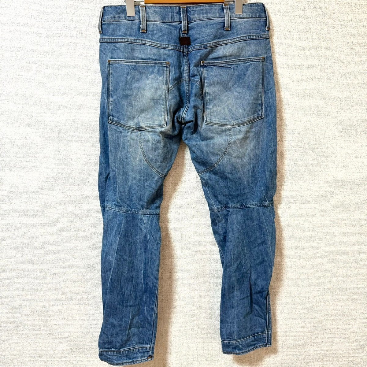 (^w^)b G-STAR RAW ジースターロー 5620 3D SLIM デニム ジーンズ ジーパン パンツ ボトムス 立体裁断 細身 インディゴ W30 8265EE_画像2