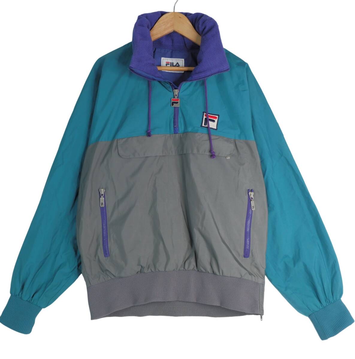 ◆良品 レトロ 古着◆ FILA フィラ ゴアテックス ナイロン アノラック プルオーバー ジャケット レディース F ◆ヴィンテージ◆ 1324C0_画像1