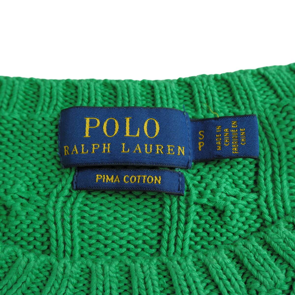 美品 POLO RALPH LAUREN ポロ ラルフローレン ケーブル編み 美品 POLO RALPH LAUREN ポロ ラルフローレン ケーブル編み
