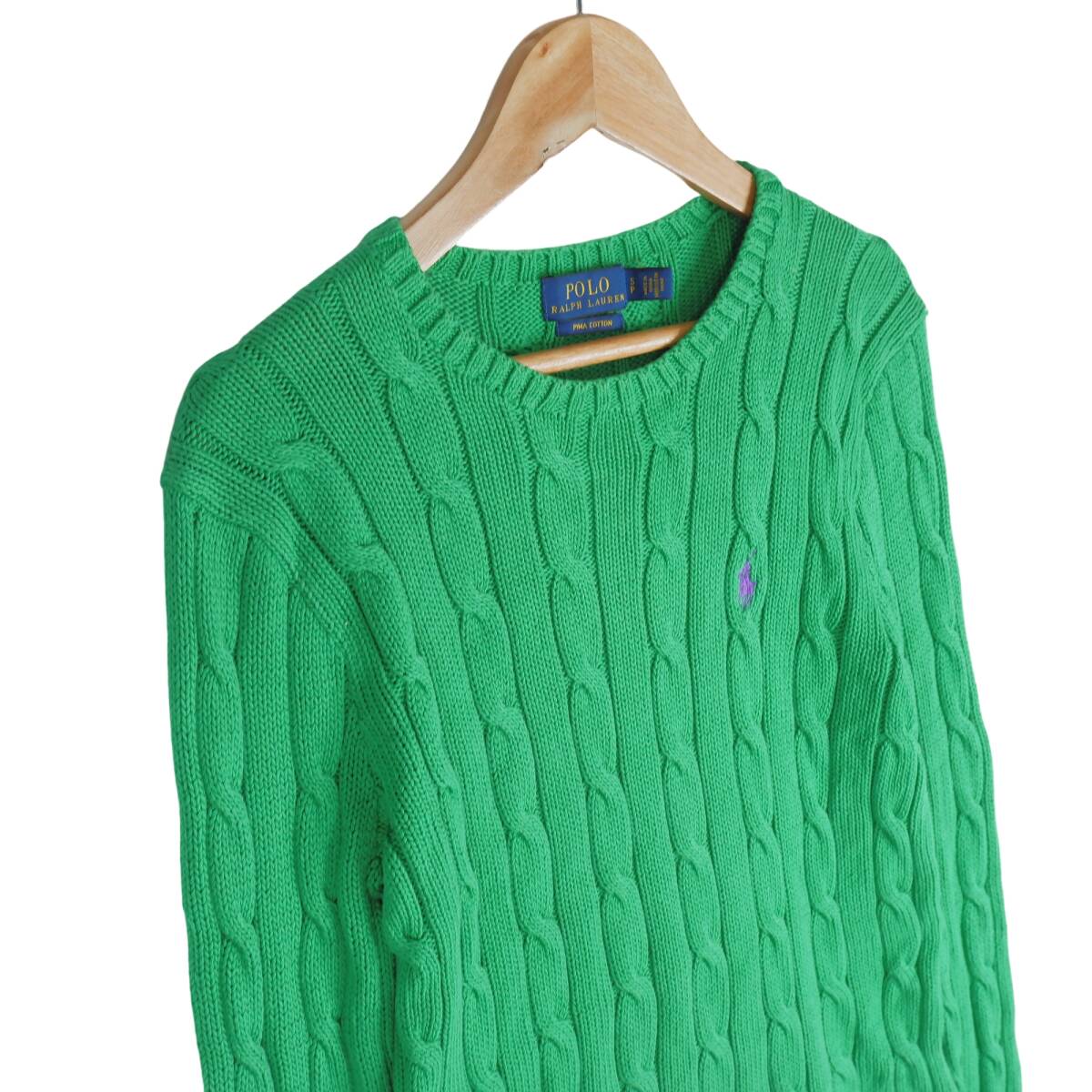 美品 POLO RALPH LAUREN ポロ ラルフローレン ケーブル編み 美品 POLO RALPH LAUREN ポロ ラルフローレン ケーブル編み