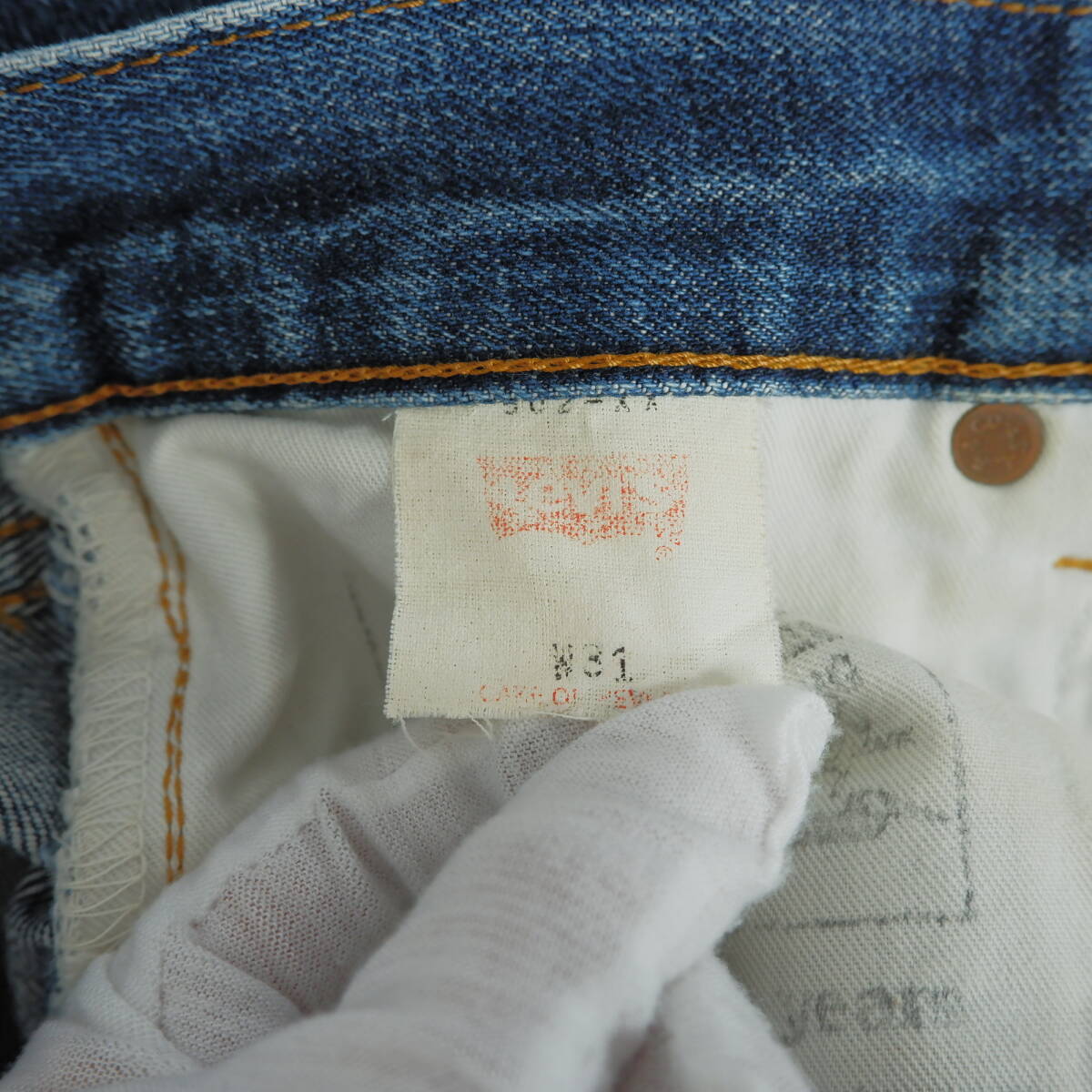 ◆60s 復刻 98年製◆ LEVI'S リーバイス ビッグE 502-XX 赤耳 セルビッチ ジーンズ デニム パンツ メンズ ◆90s ヴィンテージ◆ 0824C0の画像6