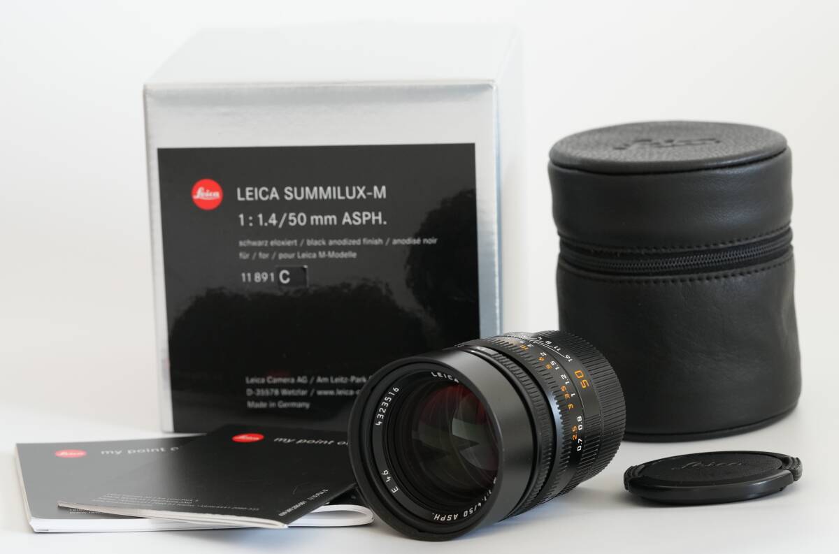 Leica/ライカ SUMMILUX-M 50 mm f/1.4 ASPH [ブラック] (6bit) 11891C 標準単焦点レンズ_画像1