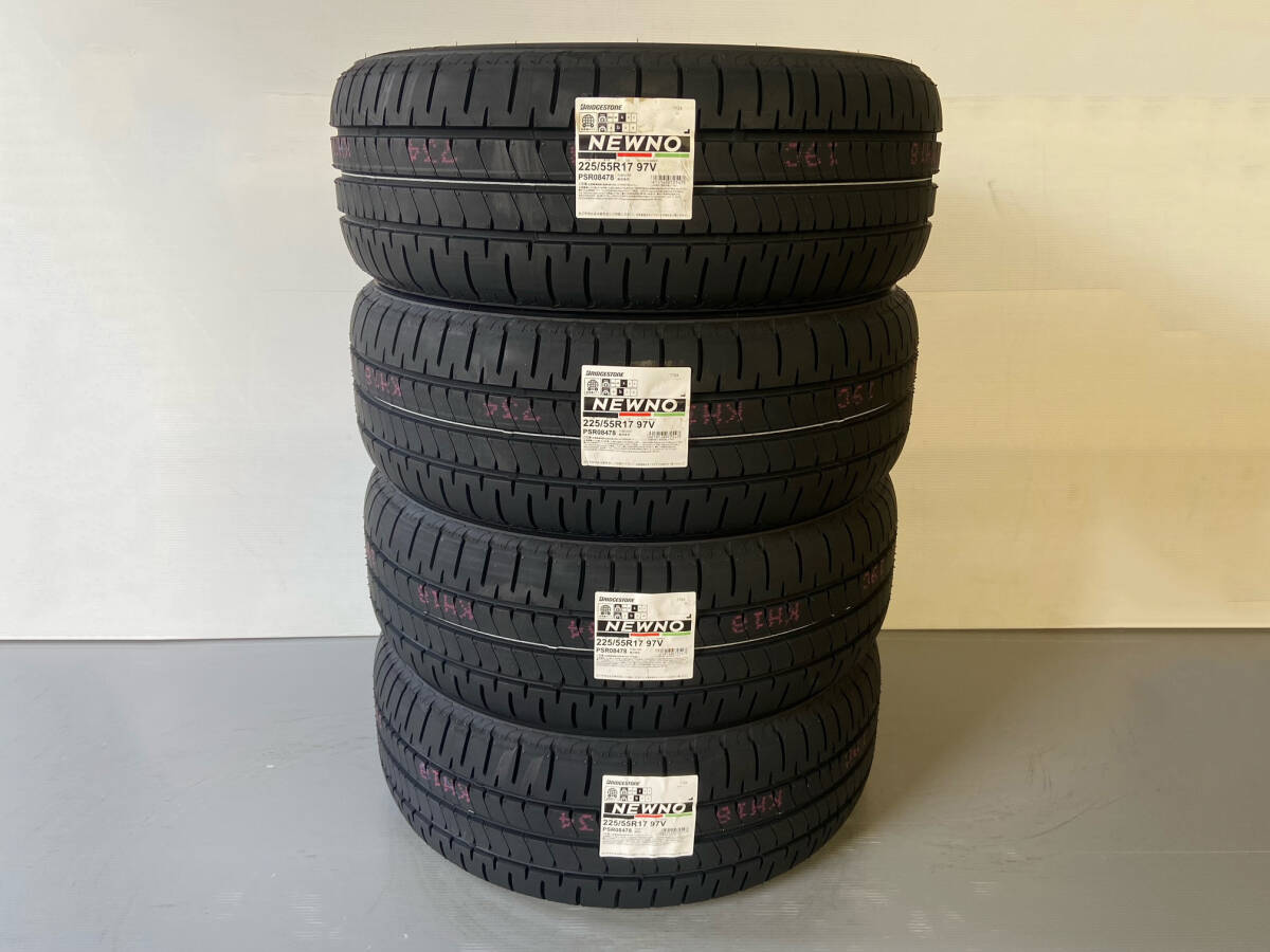 ☆225/55R17 97V☆2024年製 NEWNO ニューノ BRIDGESTONE ブリヂストン サマータイヤ 4本セット 新品未使用 225 55 17_画像3