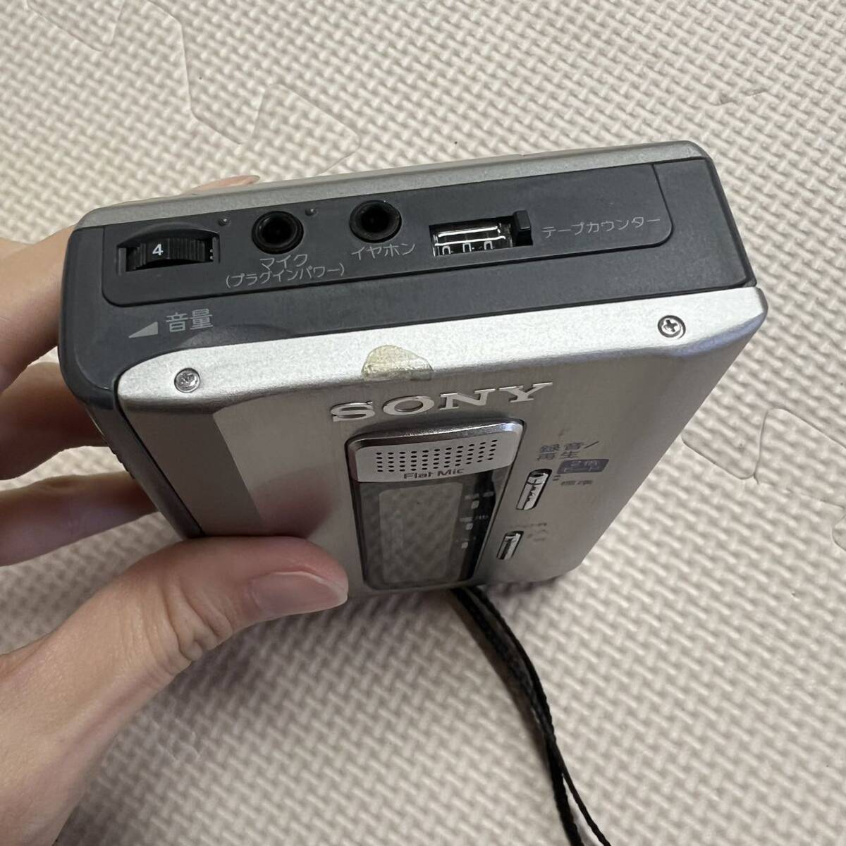 SONY ソニー カセットレコーダー カセットテープレコーダー カセットレコーダ TCM-500 レトロ 通電確認済みの画像3