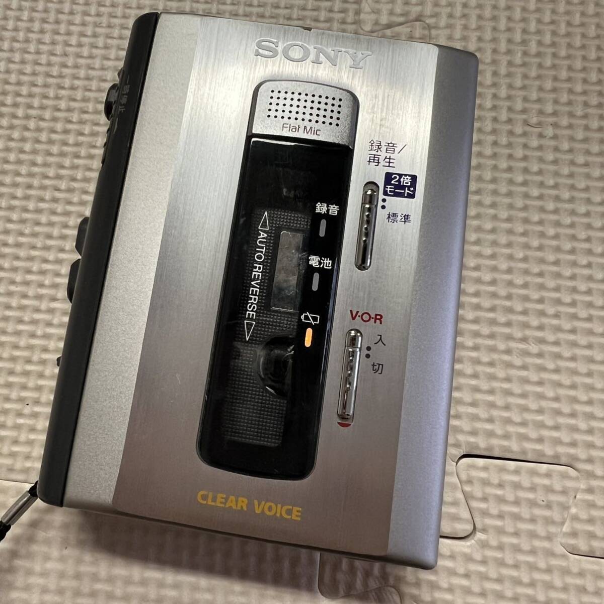SONY ソニー カセットレコーダー カセットテープレコーダー カセットレコーダ TCM-500 レトロ 通電確認済みの画像2