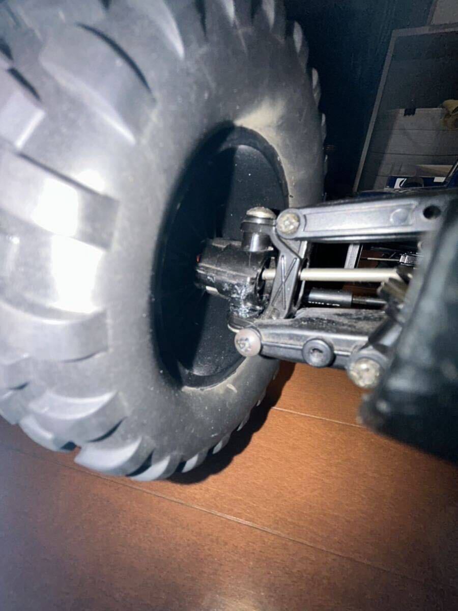 RC 電動バギーカーメカ付き　大型タイヤ　ヨコモプロポ_シャフト部分に割れによる補修有り