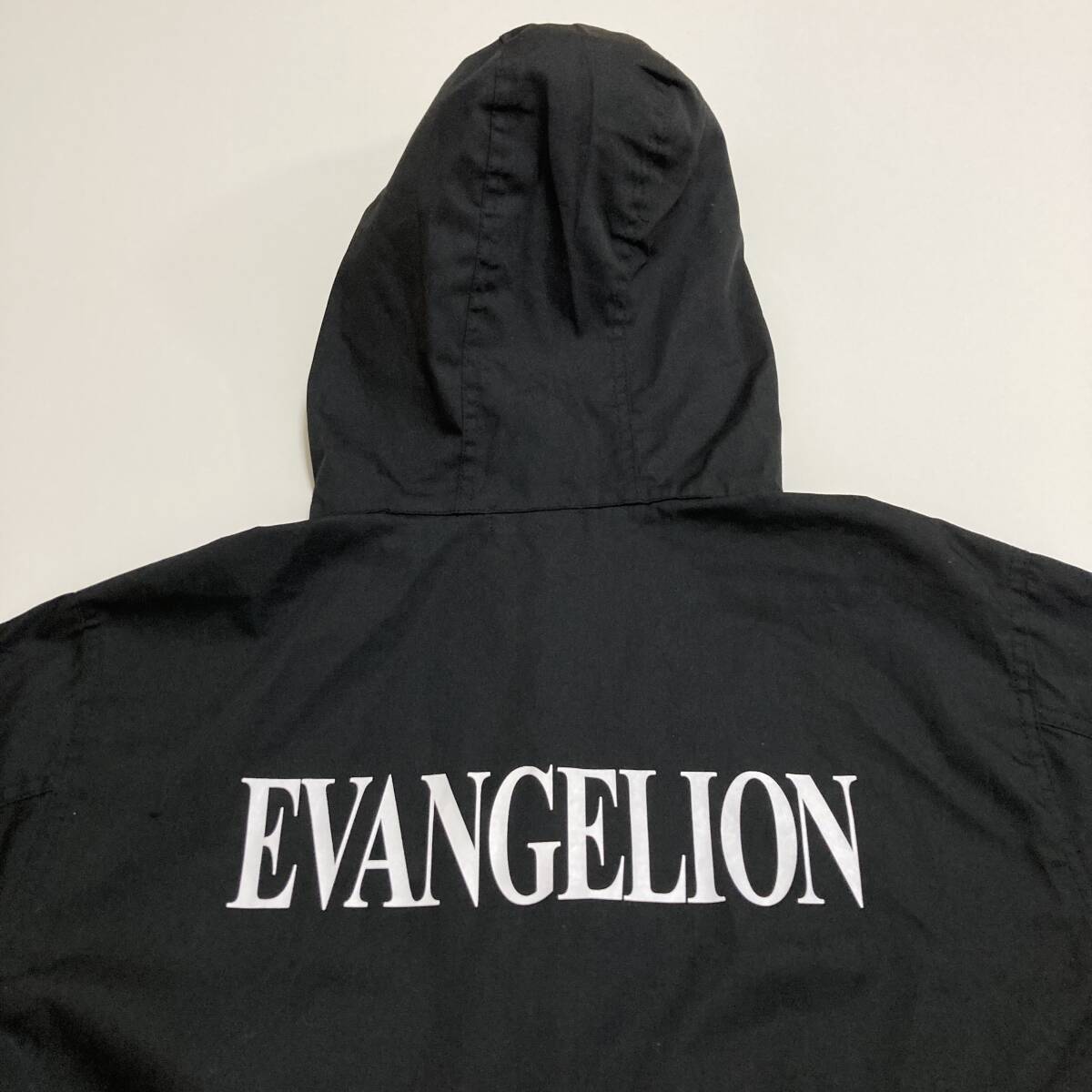 レア EVANGELION × HOLLYWOOD STAR OFFICIAL RADIO EVA 初号機 刺繍 モッズコート ブラック 黒 エヴァンゲリオン M-51 パーカー 4020339_画像6