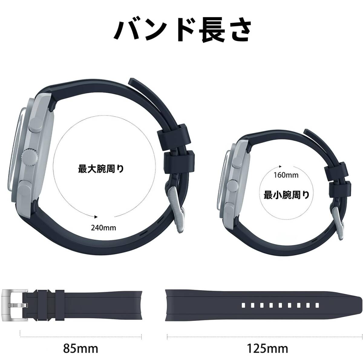 【特価商品】[Jumpsunfun] 20mm 時計バンド for Omega X Swatch Speedmaster Moon_画像5