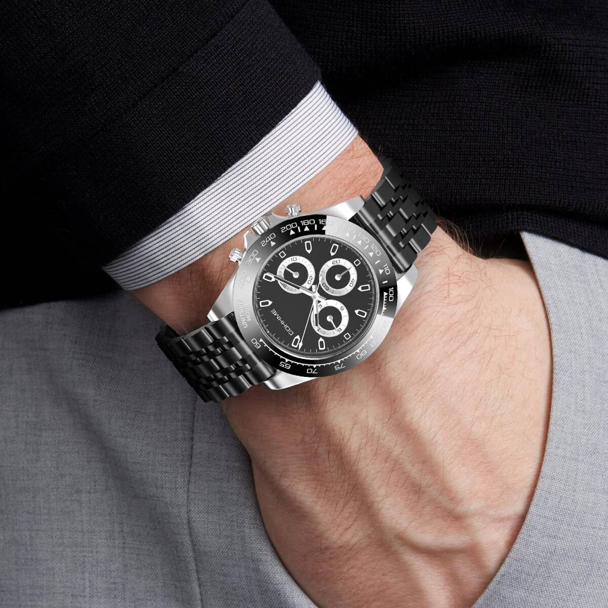 【特価商品】[GOHHME] 時計バンド ベルト2022革新版 20mm 22mmステンレス 時計 ベルト20ミリ 22ミリ スマ_画像7