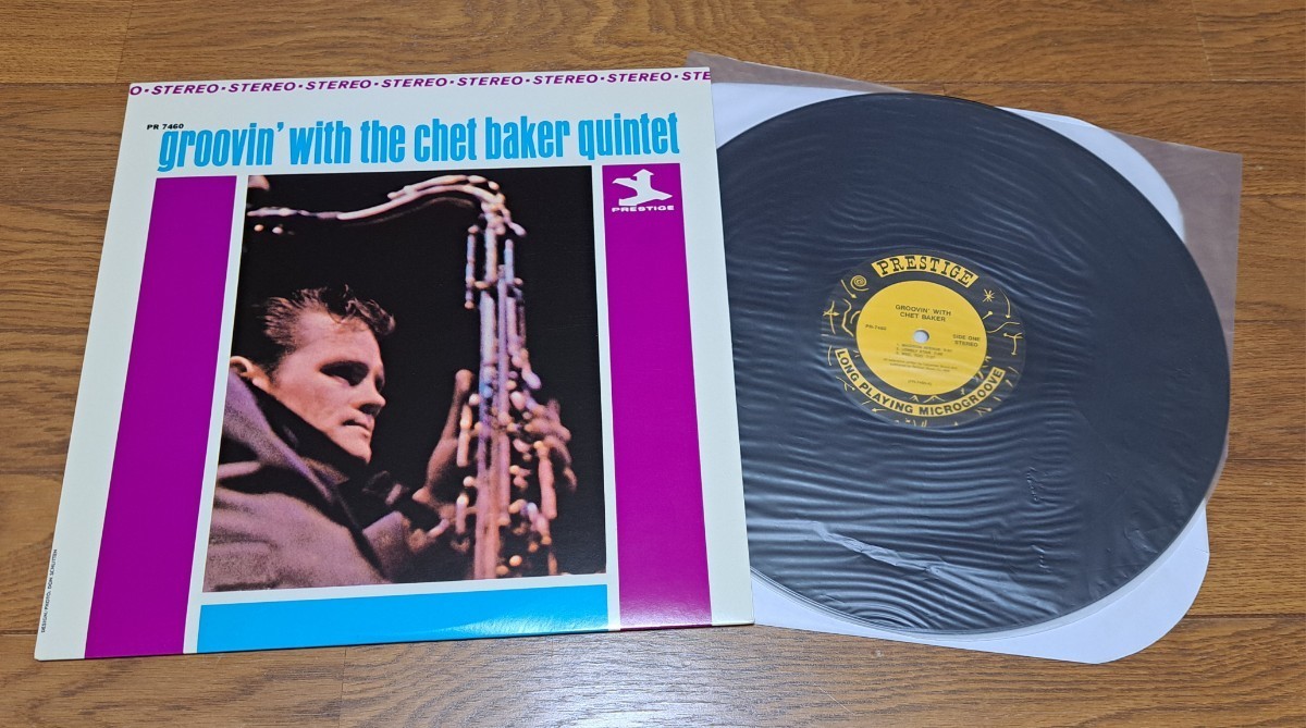 US盤 LP Chet Baker チェット・ベイカー groovin ' 200g 重量盤 視聴確認済み 良品の画像1