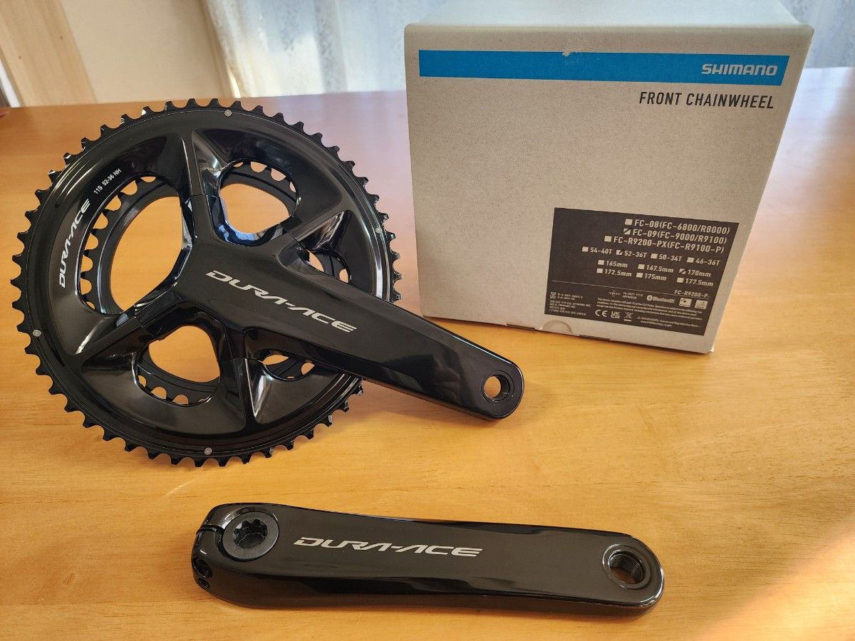 お歳暮 2024 SHIMANO 未使用】 デュラエース リコール クランクセット FC-09 セット