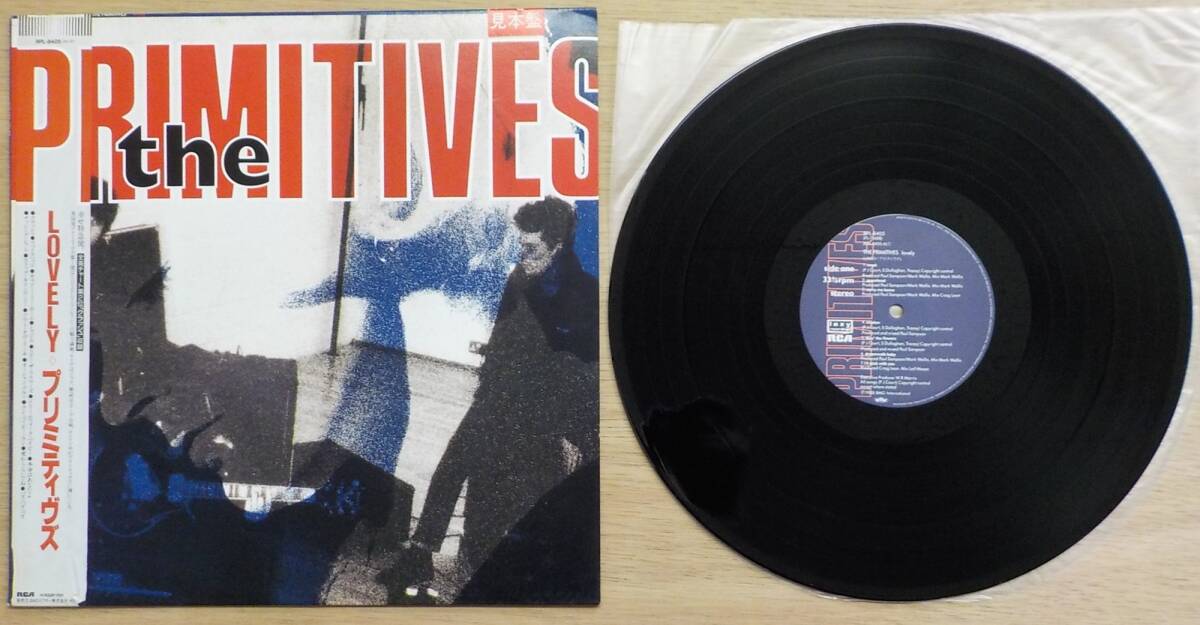 【中古LPレコード】プリミティヴズ(the PRIMITIVES):LOVELY【RPL-8405】＊見本盤＊帯の画像1