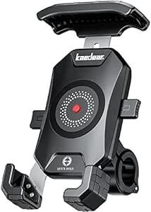 Kaedear(カエディア) バイク スマホホルダー バイク用 携帯ホルダー 振動吸収 対応 / スマホ厚さ15mmまで, 縦長ス_画像1