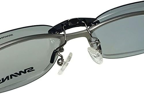 SWANS(スワンズ) 日本製 偏光 サングラス SCP メガネにつける クリップオン 偏光レンズ メガネの上か_画像4