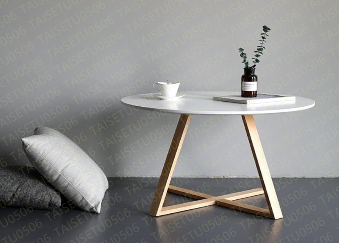お見逃しなく！北欧風サイドテーブル 丸型コーヒーテーブル ブナ リビングルームコーヒーテーブル 飾り台 インテリア