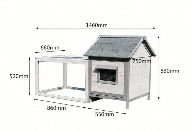  shop manager special selection * high quality * rabbit pet holiday house house wooden chicken small shop breeding a Hill bird cage cat house outdoors .. garden for ventilation cleaning easy to do 