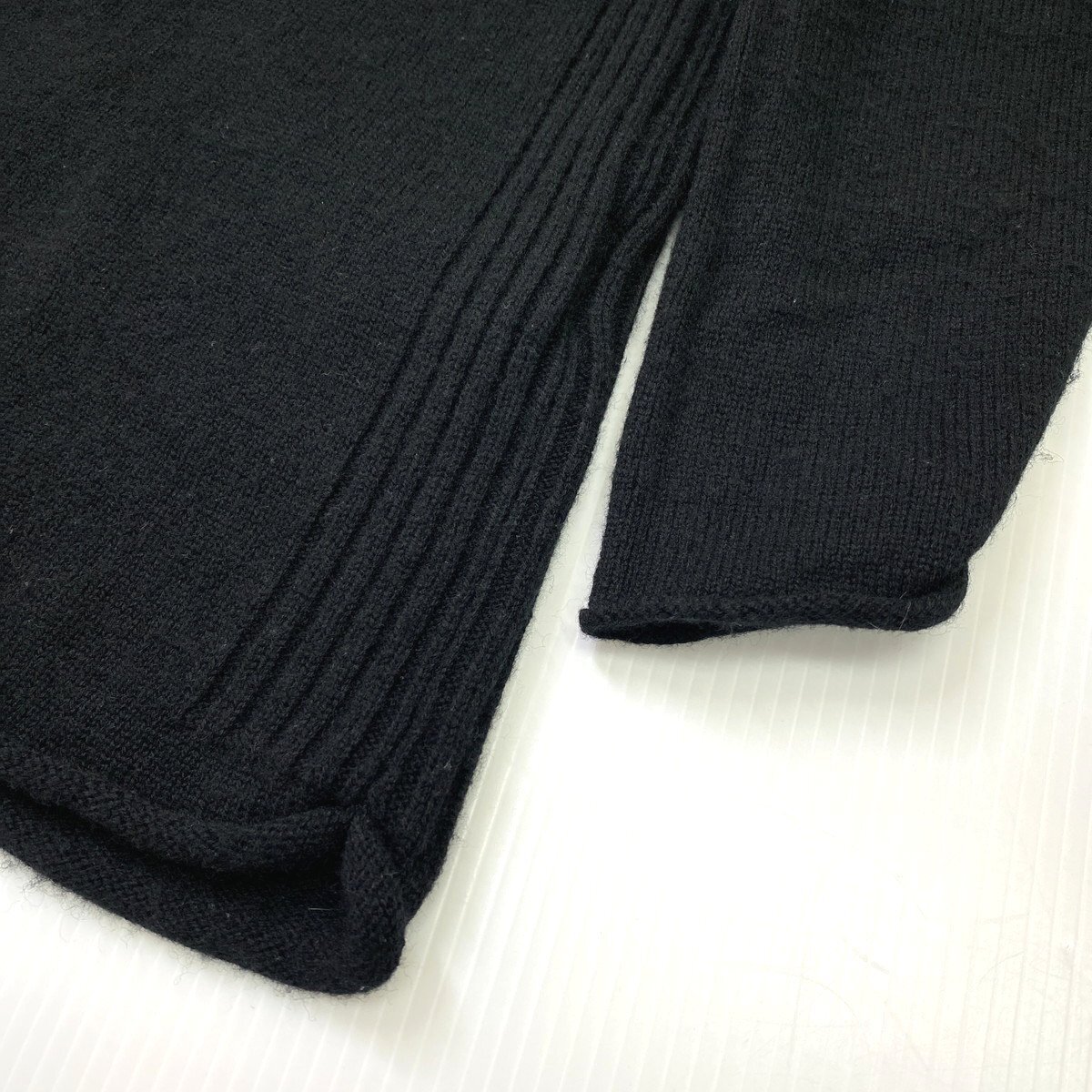 【定価3.8万円】nonnative ノンネイティブ HIKER TURTLE NECK SWEATER W/CA YARN カシミヤ混 タートルネックニット 1 ブラック セーター_画像4