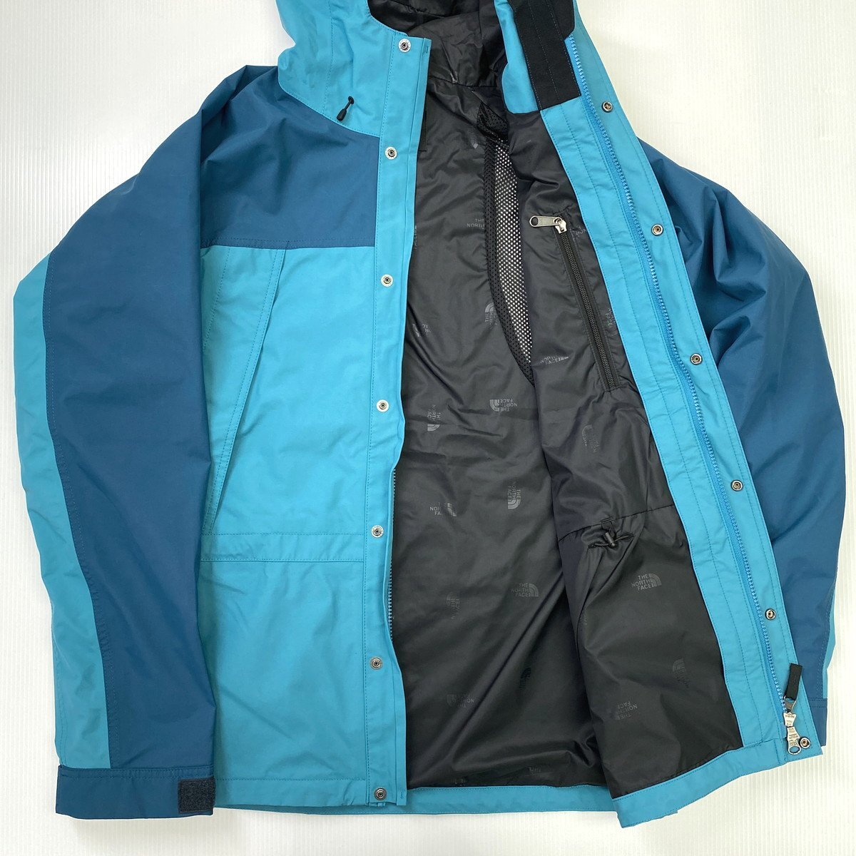 【美品 メンズ XL】THE NORTH FACE ノースフェイス Mountain Light Jacket マウンテンライトジャケット ブルー マウンテンパーカー NP11834の画像5