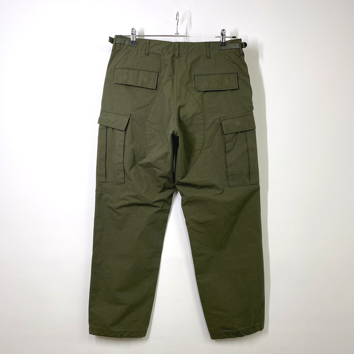 【美品】WTAPS ダブルタップス WMILL-TROUSER 01 トラウザー カーゴパンツ 3 カーキ リップストップ_画像2