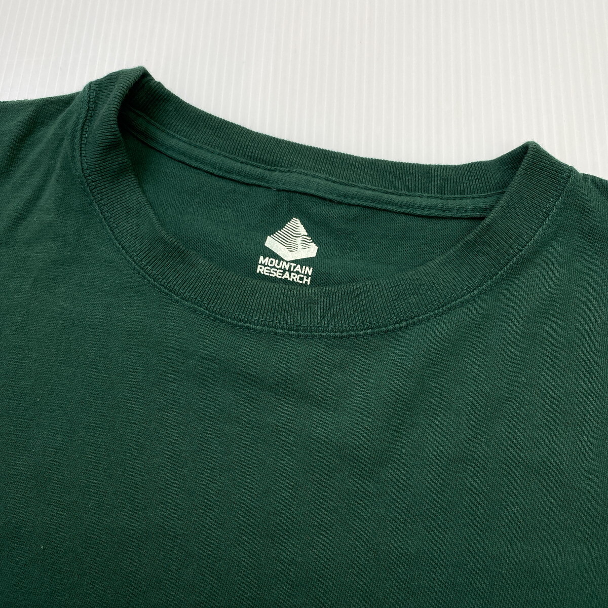 【23AW】MOUNTAIN RESEARCH マウンテンリサーチ h.i.t.m. 半袖Tシャツ XL グリーン 緑の画像3