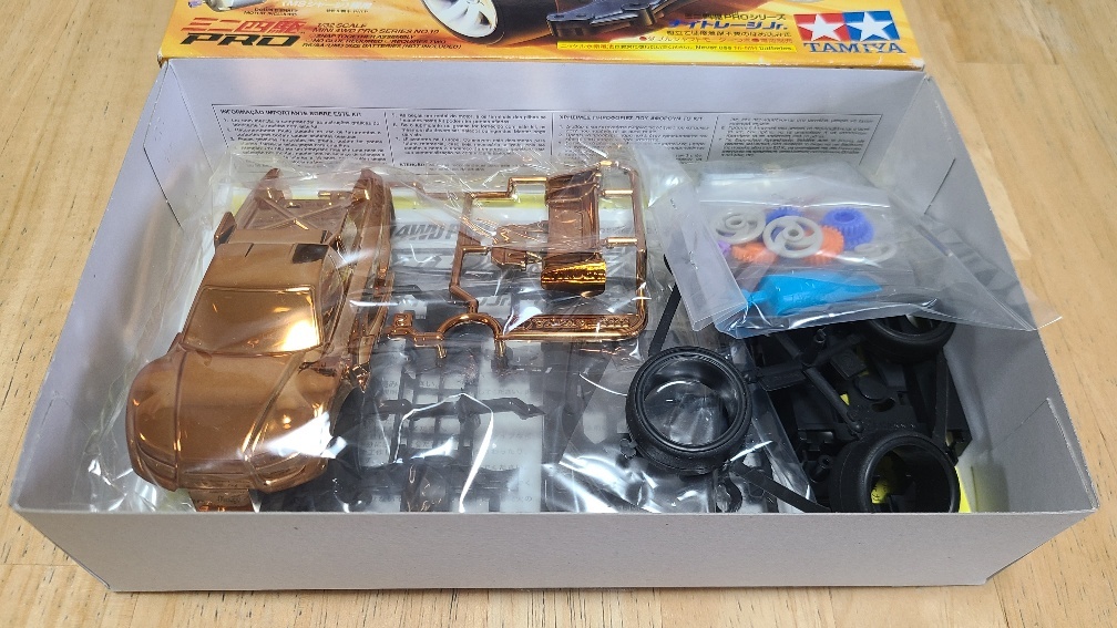  Tamiya Mini 4WD PRO ограничение серии nai tray jiJr. orange металлизированный специальный ( колесо отсутствует ) редкость ограничение 