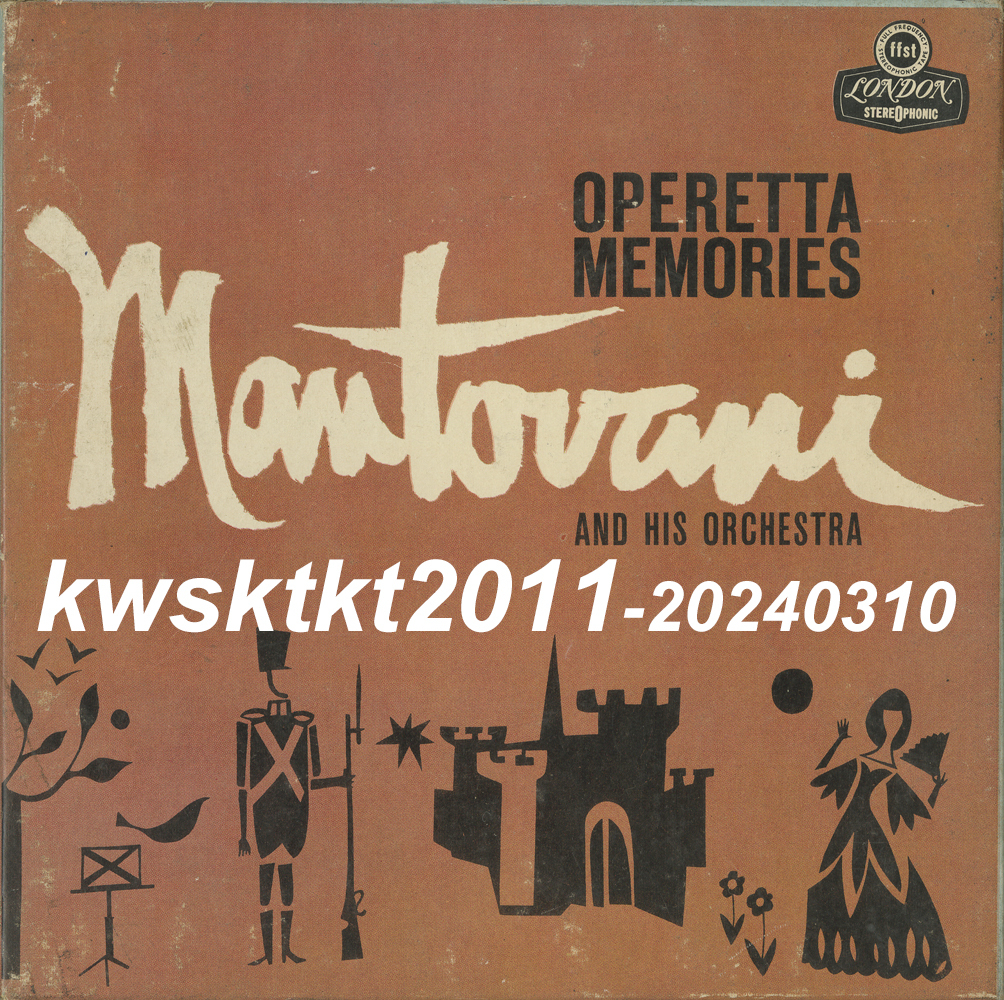 LPM-70041★Mantovani & his Orchestra Operetta Memoriesの画像1