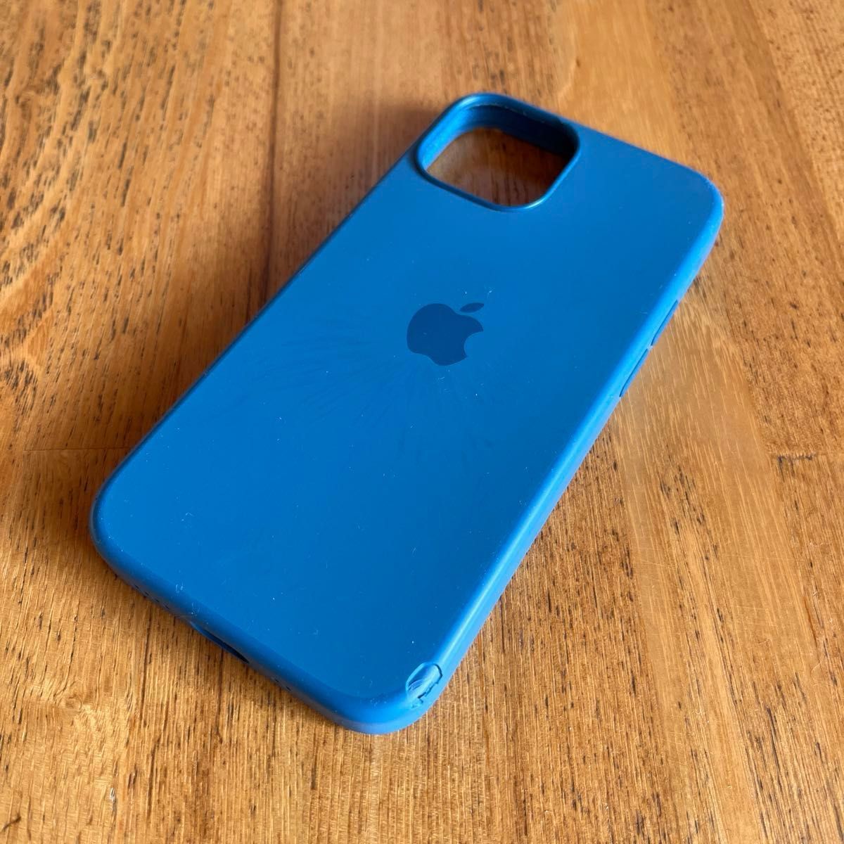 ジャンク品】iPhone 13 mini 用純正シリコンケース ブルー Apple ジャンク品】iPhone 13 mini 用純正シリコンケース ブルー Apple