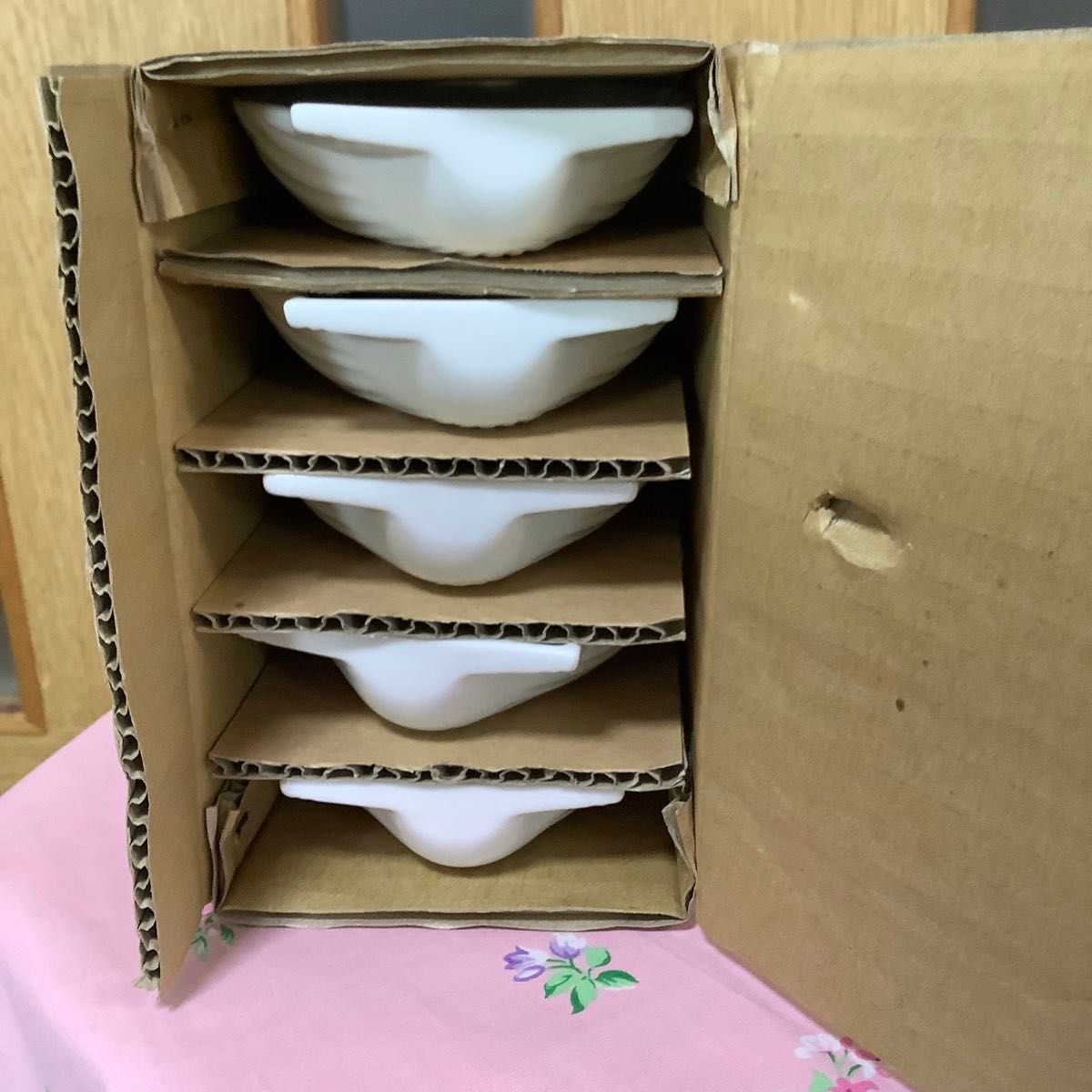 GOURMET  YO-KO  貝型　小皿　ホワイト食器   5個セット　箱入り　未使用品