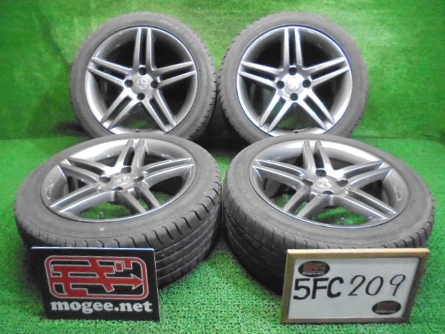 5FC209 AE9)) 送料無料 2021年製 225/45ZR17 MAXTREK MAXIMUS M1 夏タイヤ+17インチアルミホイール4本セット プジョー308 T75F02の画像1