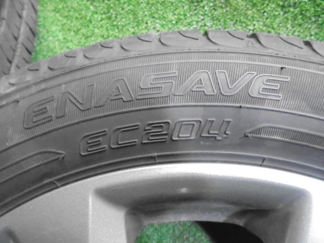 5FC204 AB4)) 送料無料 2022年製 165/60R15 ダンロップ ENASAVE EC204 夏タイヤ+スズキ純正 15インチホイール4本セット MA15 ソリオの画像3