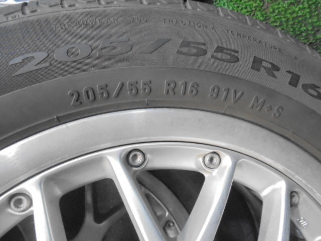 5FC626 AC4)) 送料無料 2021年製 205/55R16 ピレリ P8 FS 夏タイヤ+BBS RS771 アルミホイール4本セット 9CBFSニュービートル_画像4