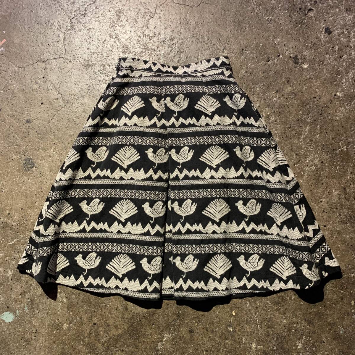 COMME des GARCONS 89AW 鳥刺繍 セットアップ Six AD1989 80s コムデギャルソン ドッキング ショートジャケット スカート_画像5