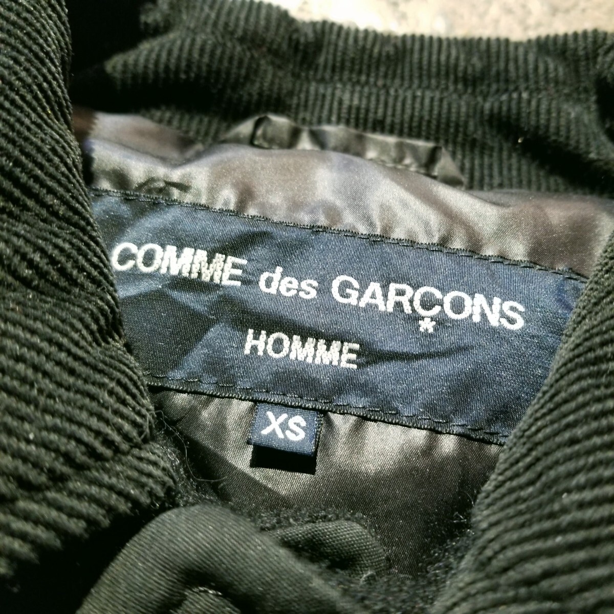 COMME des GARCONS HOMME 13AW ウール縮絨ダウンベスト 2013AW AD2013 コムデギャルソンオム_画像3