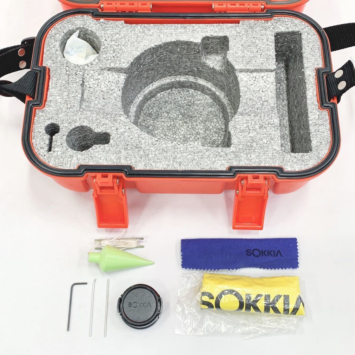 極美品 SOKKIA ソキア オートレベル B21 自動レベル 測定器 測量機 建設 土木 内装工事 精密水準測量 ケース付き_画像10