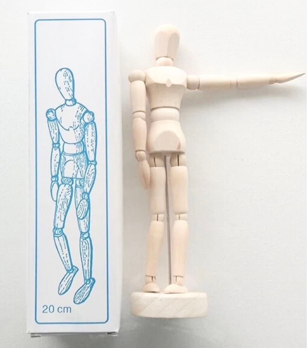 デッサン木製 モデル 可動式 漫画模型 マネキン 関節人形 素体 デッサン用 人形 フィギュア 美術 ドール 木の人形 絵 置物