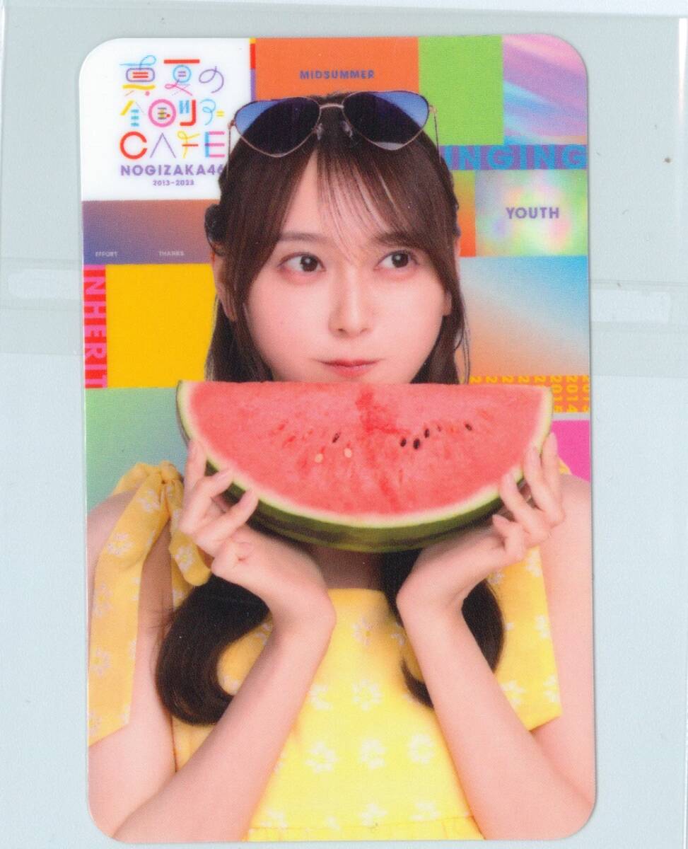 乃木坂46 弓木奈於 真夏の全国ツアーカフェ 2022 フォトカード_画像1