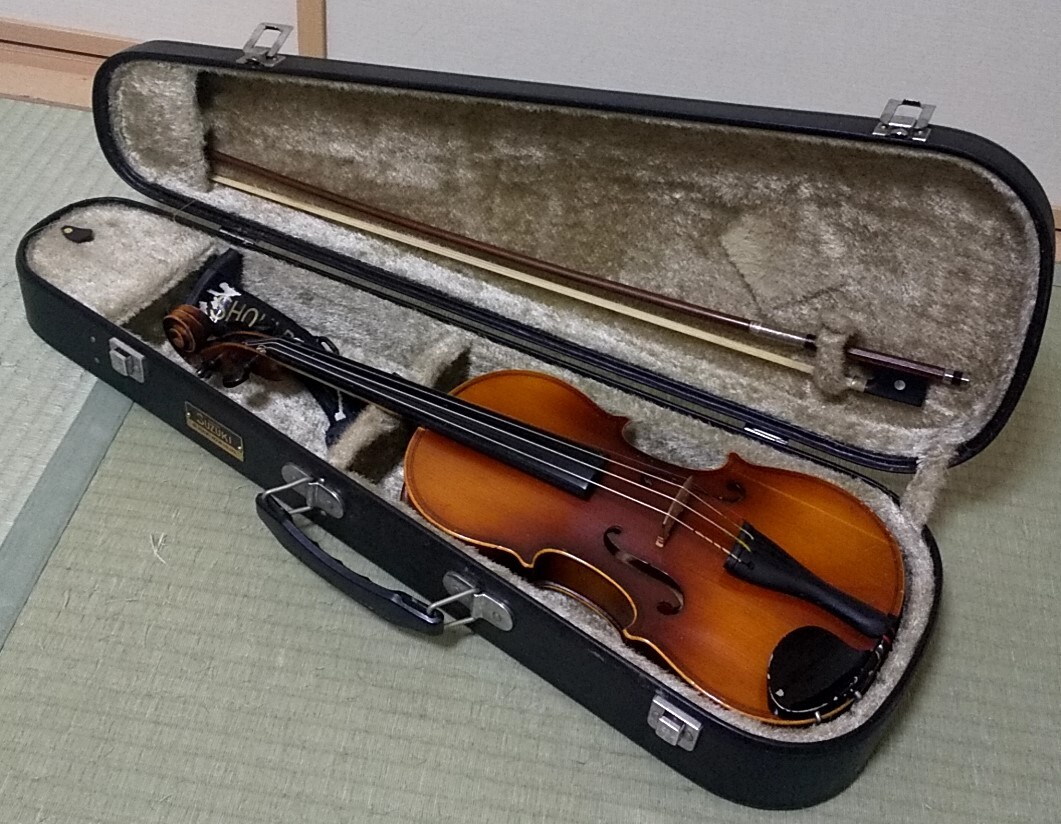 SUZUKI スズキ バイオリン　No.5　1/4　Anno1961　弓（SUGITO製）付き　ハードケース付き
