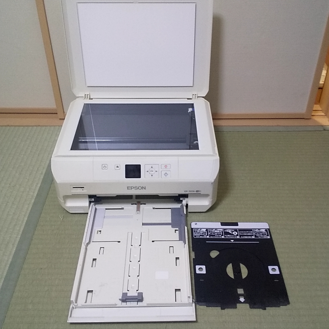 EPSON エプソン　カラリオ　EP-707A　インクジェットプリンター　A4　複合機_画像5