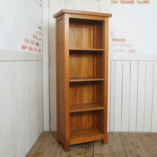  mahogany natural wood shelf rack storage shelves bookcase 4 step shelves natural 
