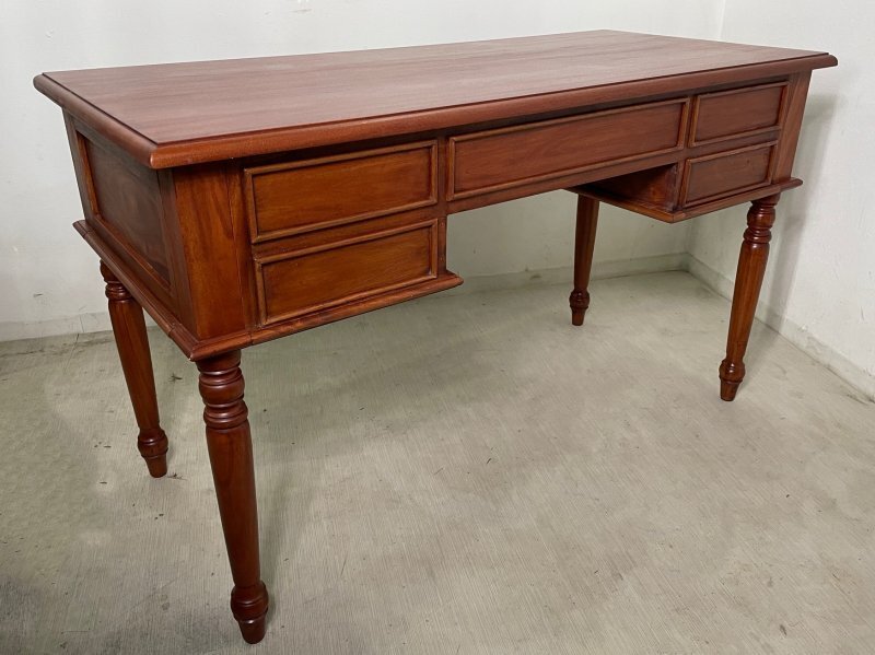  antique style mahogany study desk work desk desk table dark 