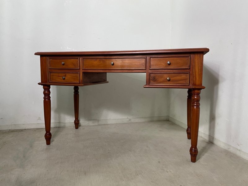  antique style mahogany study desk work desk desk table dark 