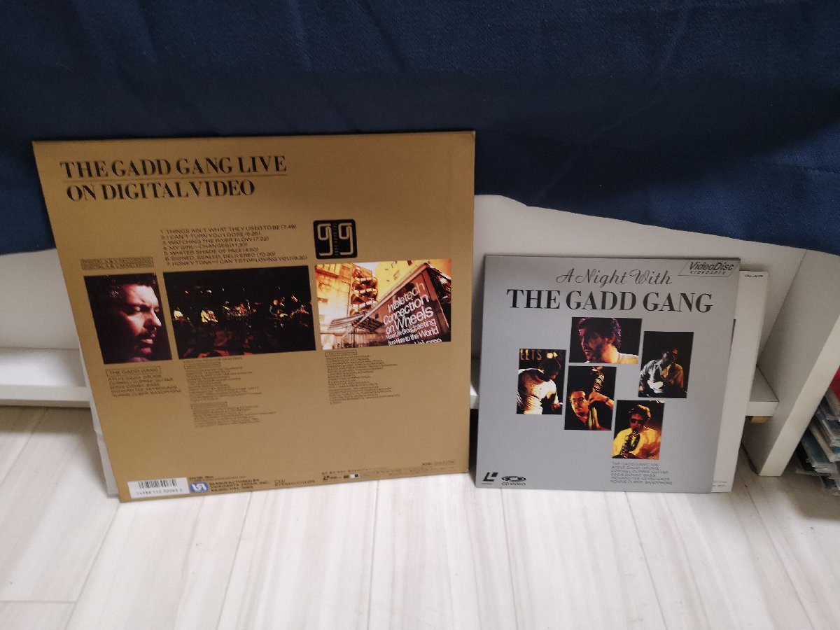 ■3点以上で送料無料!!レーザーディスク THE GADDGANG LIVE GANG Steve Gadd スティーヴ（スティーブ）ガッド LD118NTの画像1