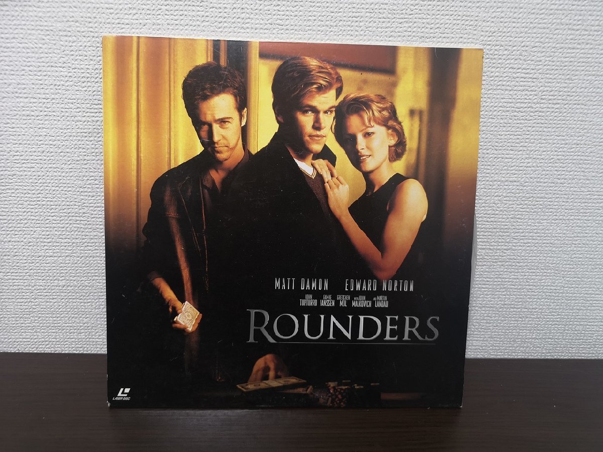 ■3点以上で送料無料!! レーザーディスク/LD/洋画/ROUNDERS/ラウンダーズ/ジョンダール監督作品 139LP3RWの画像1