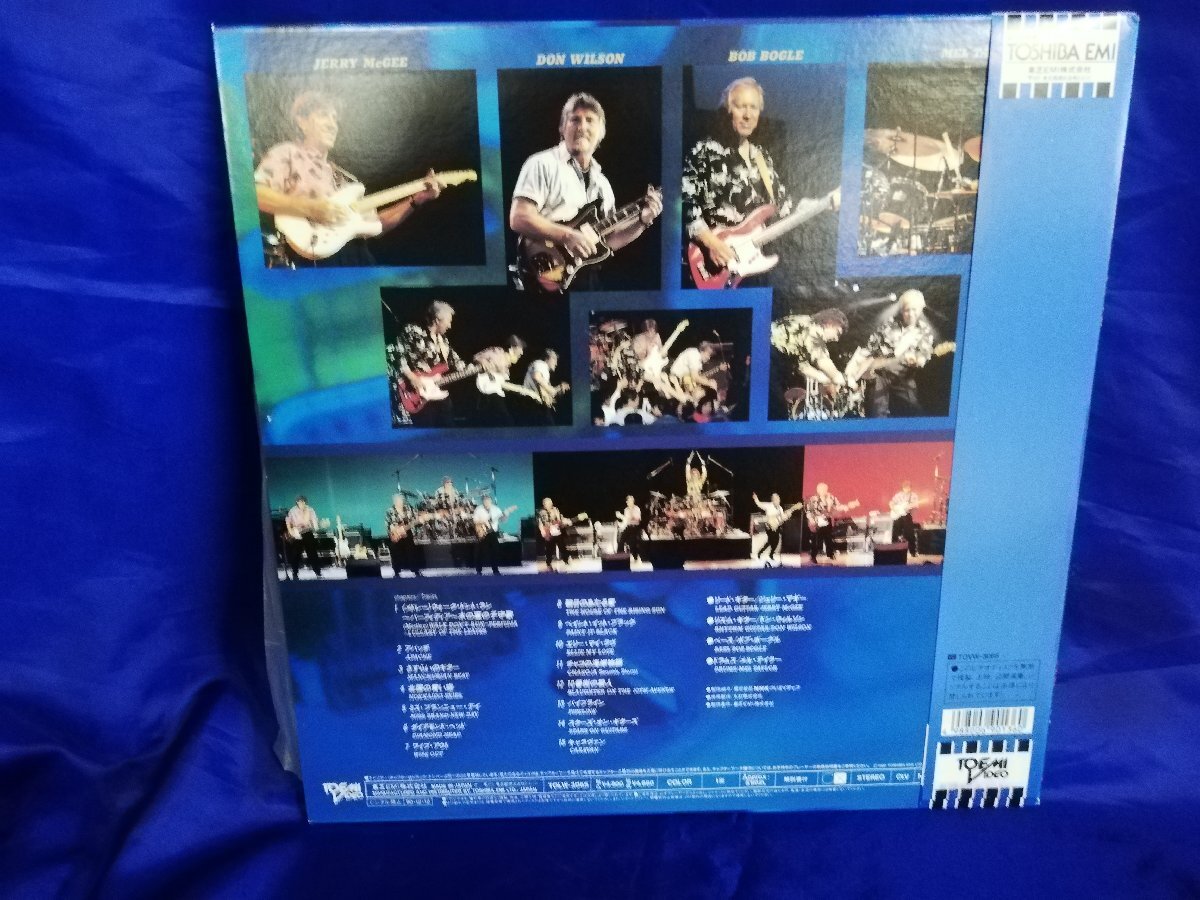 #3 point and more free shipping!! LD/ laser disk /THE VENTJRES LIVE IN JAPAN 1990/ The * Ben ja-z/ with belt / 253LP3
